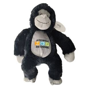 Wishpets NWT Gorilla Nyani 2017 Jacksonville Zoo & Gardens Stuffed Animal Plush